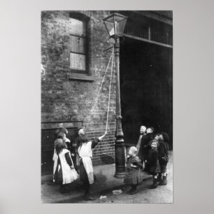 Pôster Precários de Londres, c.1900