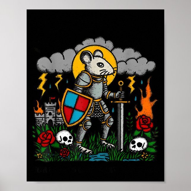 Poster Precisa Continuar Indo pois Não Sei O Que Mais Faz (Frente)