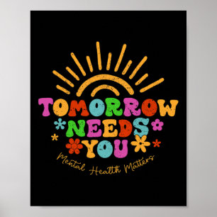 Poster Precisa de sua consciência sobre problemas de saúd