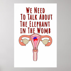 Poster Precisamos conversar sobre o elefante na Womb