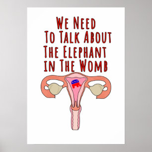 Poster Precisamos conversar sobre o elefante na Womb