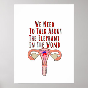 Poster Precisamos conversar sobre o elefante na Womb