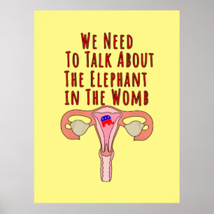Poster Precisamos conversar sobre o elefante na Womb