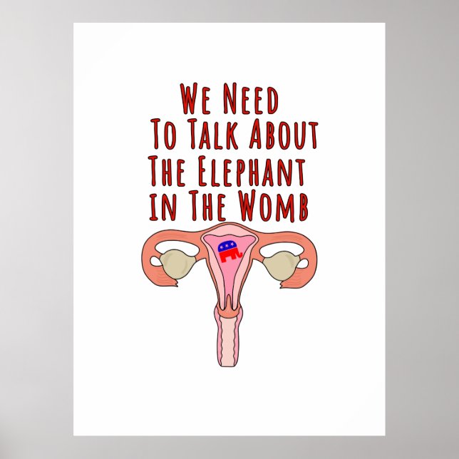 Poster Precisamos conversar sobre o elefante na Womb (Frente)
