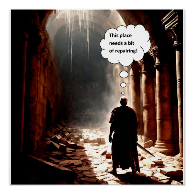 Pôster Precisando de reparo (Frente)