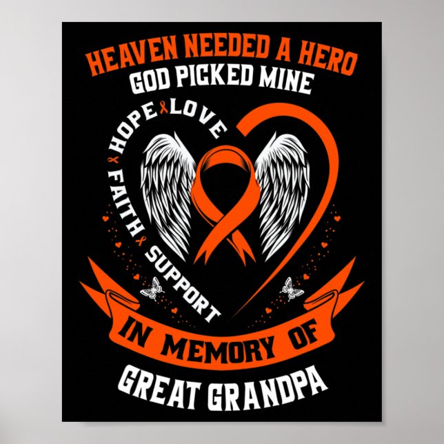 Poster Precisava De Um Herói Que Deus Pegou A Leucemia Do (Frente)