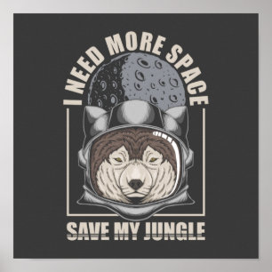 Poster Preciso De Mais Espaço