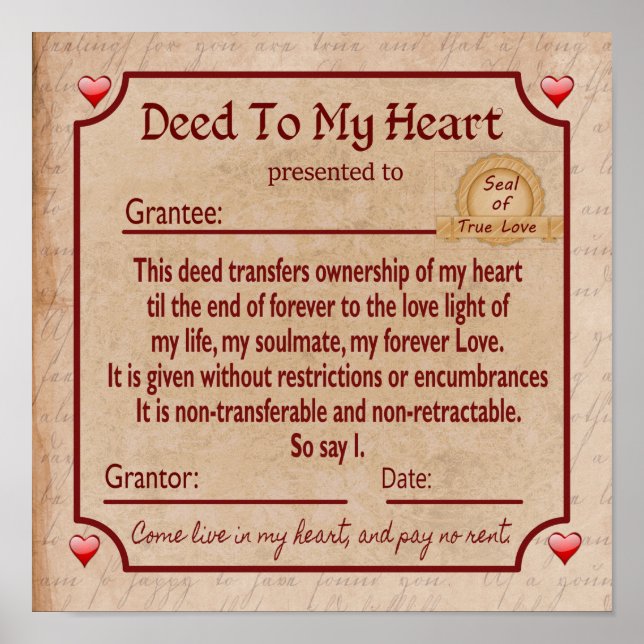 Poster PRECISO DO MEU CORAÇÃO - uma declaração romântica (Frente)