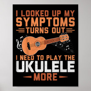 Poster Preciso Jogar Mais Ukulele - Uke Lover Ukulel