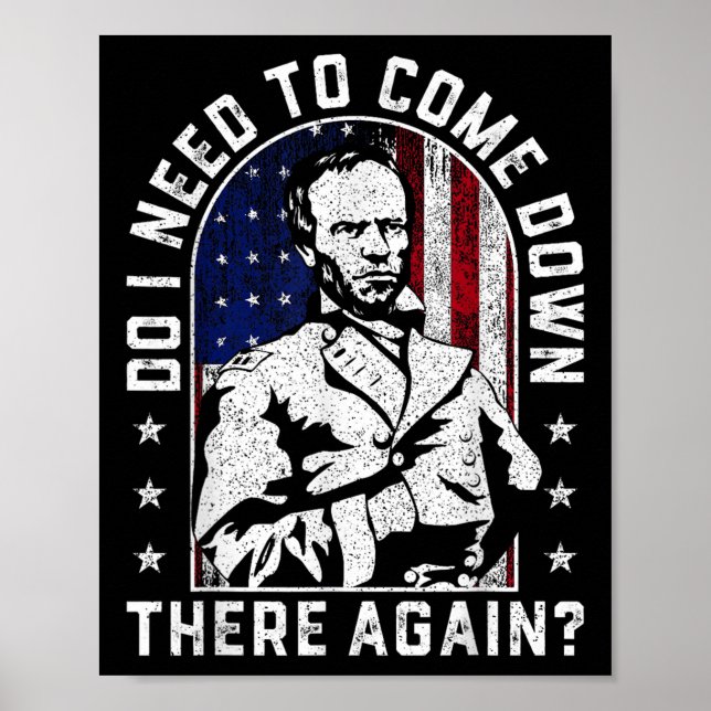 Poster Preciso Vir Lá De Novo, General Sherman? (Frente)