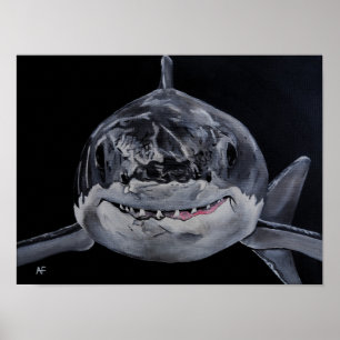 Poster Predador do Mar Pintura de Alfred Fox