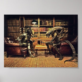 Poster Predator versus Jogo de Alienígena II