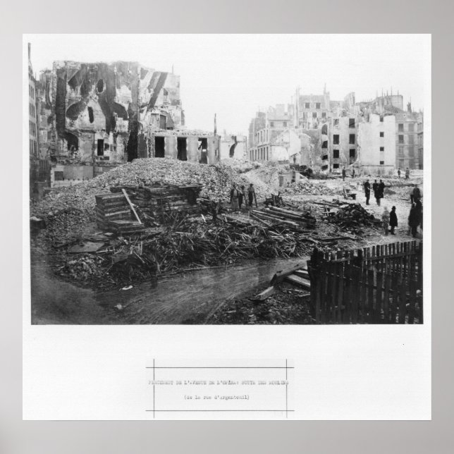 Pôster Prédio da Avenida de l'Opera (Frente)