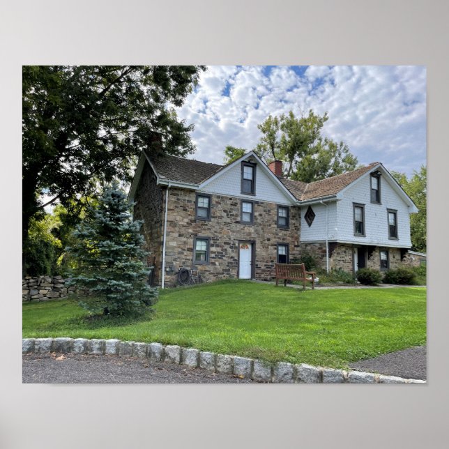 Poster Prédio Park com Árvore (Frente)