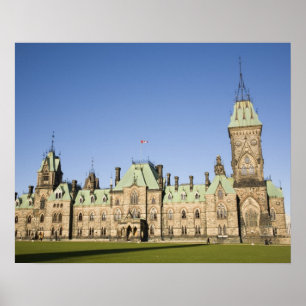 Poster Prédio parlamentar em Ottawa, Ontário, Canadá