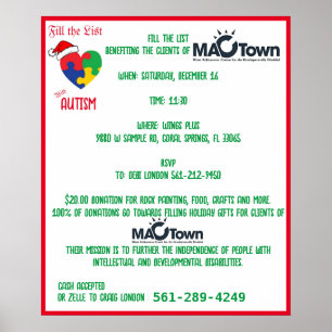 Poster Preencha a lista, 2023