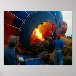 Poster - Preenchimento do balão de ar quente