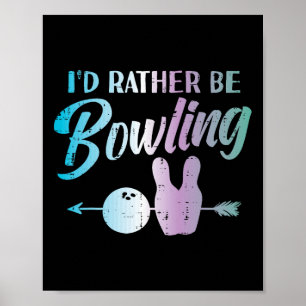 Poster Preferencialmente De Id Ser Boliche Engraçado Joga