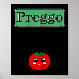 Poster Preggo Sauce Engraçado Maternidade Engraçado Figur