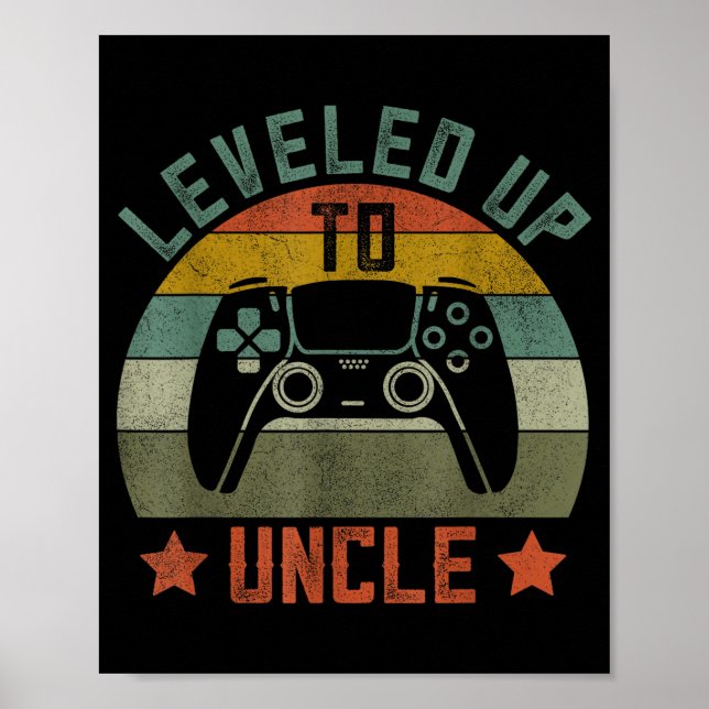 Poster Pregnancy Announcement Gamer Apparel, Funny New Un (Frente)