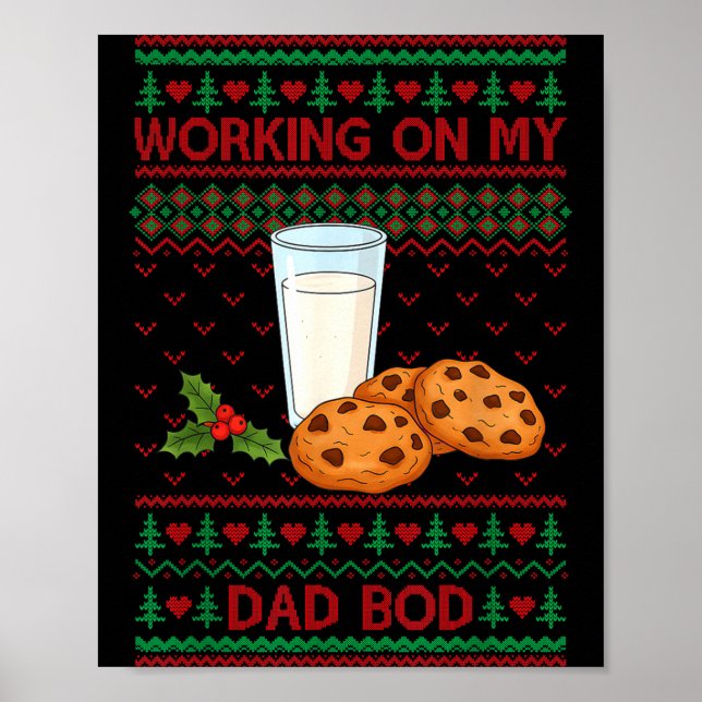 Poster Pregnancy New Mom Baby Pregnant Christmas Matching (Frente)