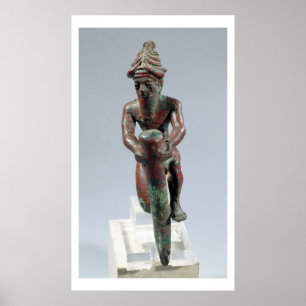 Poster Prego da fundação de Gudea, príncipe de Lagash,