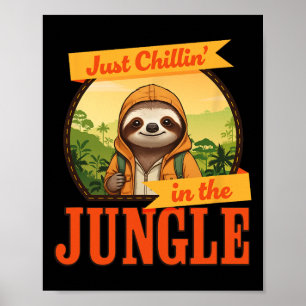 Poster Preguiça da Selva