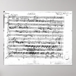 Pôster Premier de Sonate para o violino e o cravo