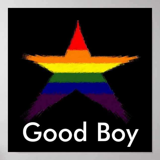 Pôster Prêmio Rainbow Star (Frente)