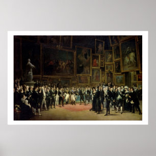 Poster Prêmios de apresentação de Charles X aos artist