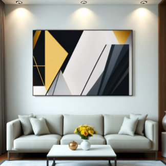 Poster Premium Diagonal Geometry