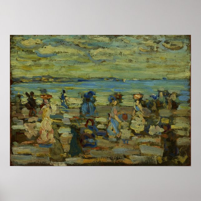 Poster Prendergast - Cena de Praia (Frente)