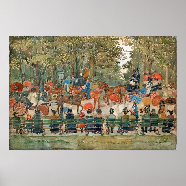 Poster Prendergast - Central Park (Frente)