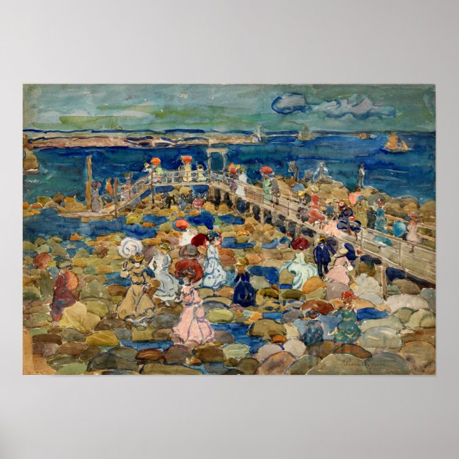 Poster Prendergast - Low Tide Beechmont (Frente)