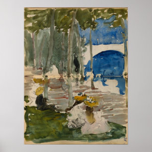 Poster Prendergast - Paris Sketch