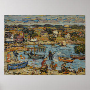 Poster Prendergast - Porto de Marblehead