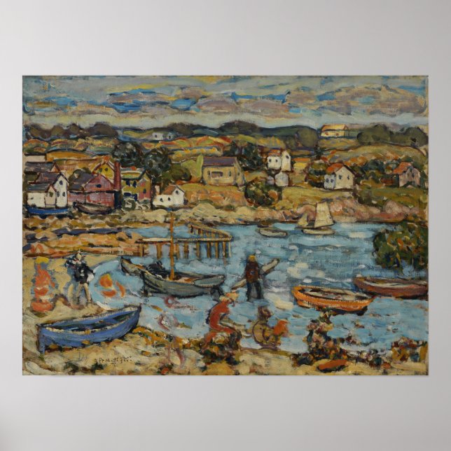 Poster Prendergast - Porto de Marblehead (Frente)