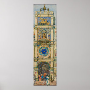 Poster Prendergast - Veneza Torre de Relógio