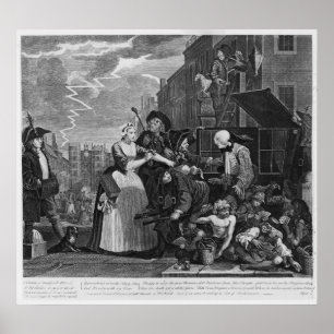 Pôster Prendido para o débito