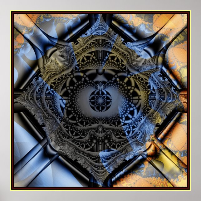 Poster Preocupe-se. (Frente)