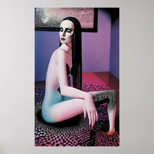 Poster Preparado para cima e para cima - Arte surreal do 