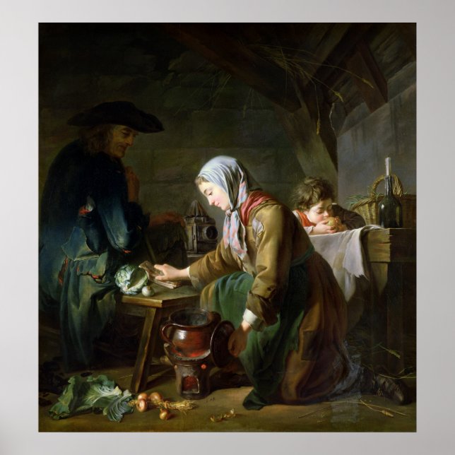 Poster Preparando uma Refeição (Frente)