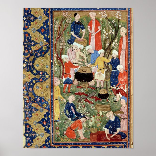 Pôster Preparar uma refeição (Frente)