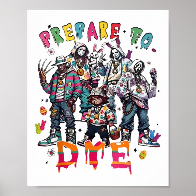 Poster Prepare-Se Para Retrair O Horror Secundário, Pásco (Frente)