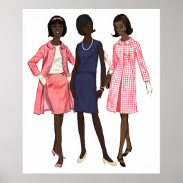 Poster Preppy Black Girls