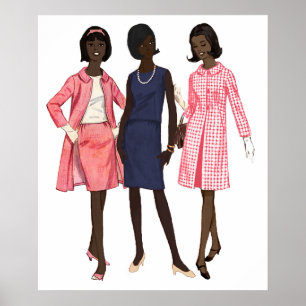 Poster Preppy Black Girls