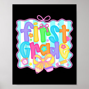 Poster Preppy Ck Para Escola 1ª Série Laço Coquette Menin