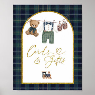 Poster Preppy um pequeno cavalheiro Cartões e Presentes