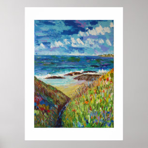 Poster Près de l'océan en bretagne