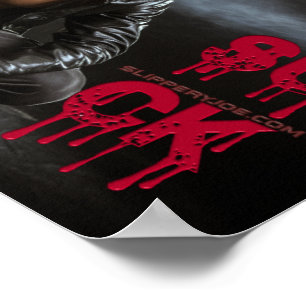 Poster Presas da figura vampírica pálida de Halloween do